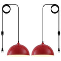 Farmhouse Pendant Lighting for Kitchen Island,Black and Gold Dome Pendant Light Fixtures, Industrial Hanging Ceiling Light for Dining Room Foyer Cafe Kitchen Sink,2 Pack