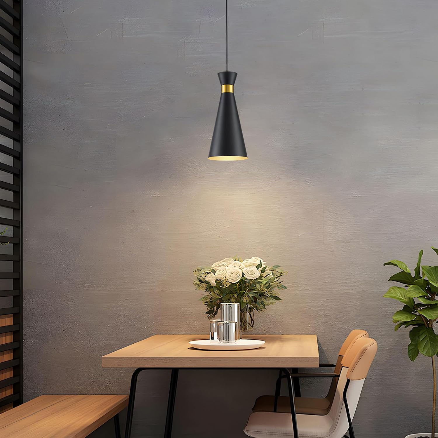 2026 New Pendant Lights Kitchen Island 3 Pack Black Gold, 5.9" Mini Modern Island Lights for Kitchen Pendant Light fixtures Adjustable Hanging Small Farmhouse Kitchen Island Lighting for Sink Bar